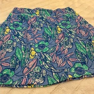 Tropical Floral Mini Skirt & Tank Top 2 Pieces